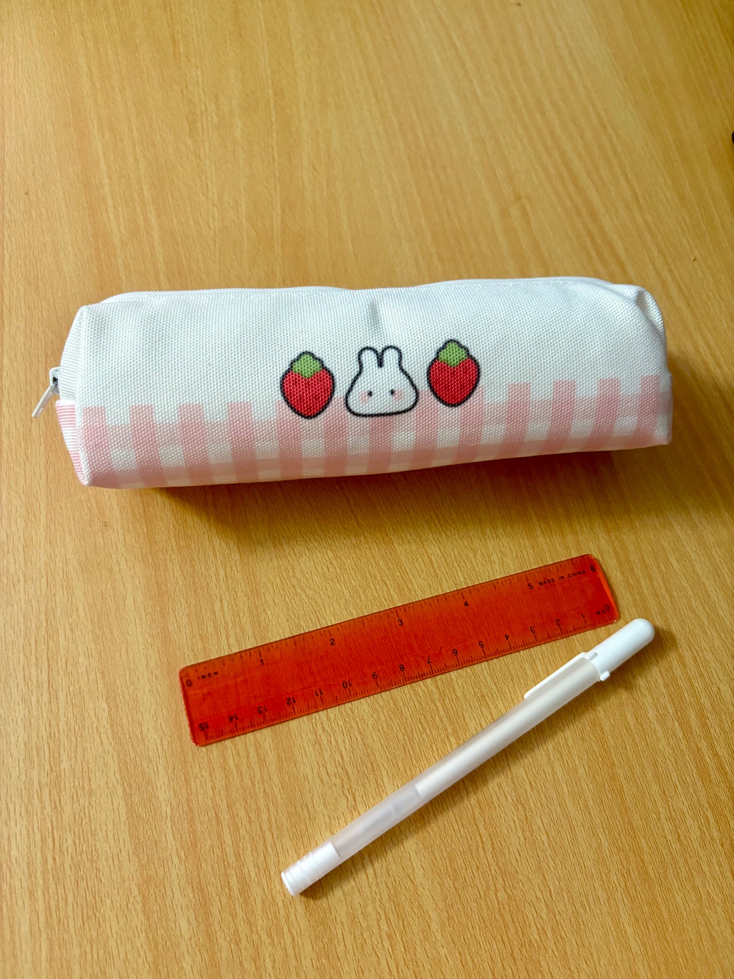 Strawberry Bunny Pencil Case