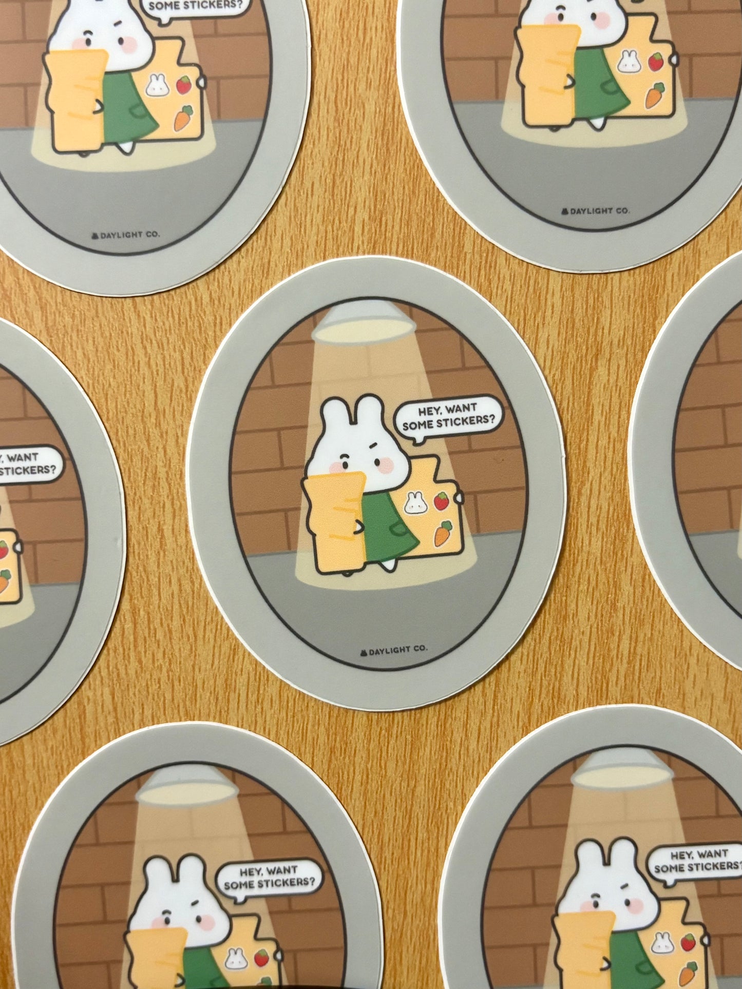 “Hey, want some sticker?” Die Cut Sticker