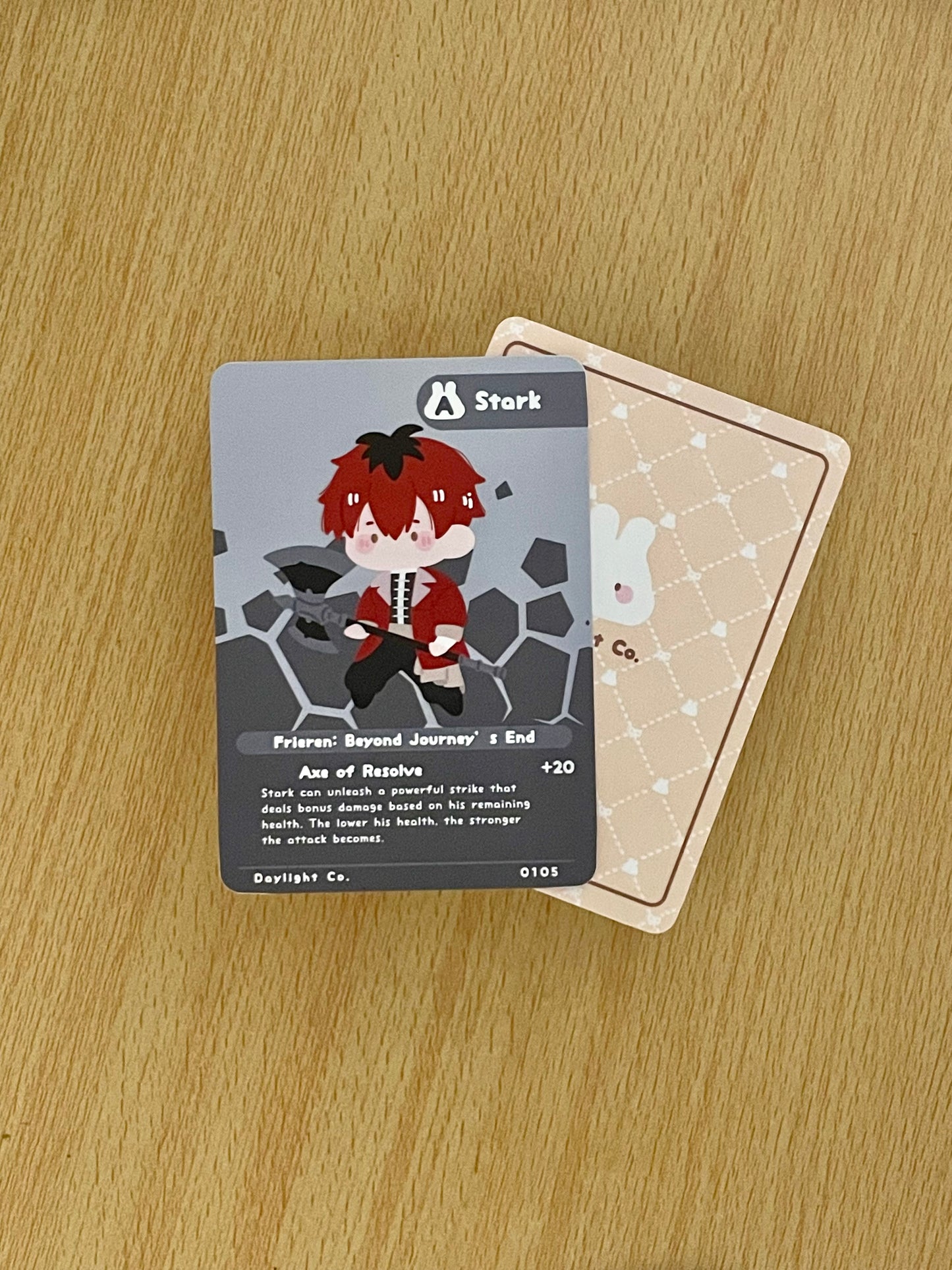 Anime Frxxrxn Bxyxnd Jxrnxx’s xnd Exd: Stxxk Trading Card