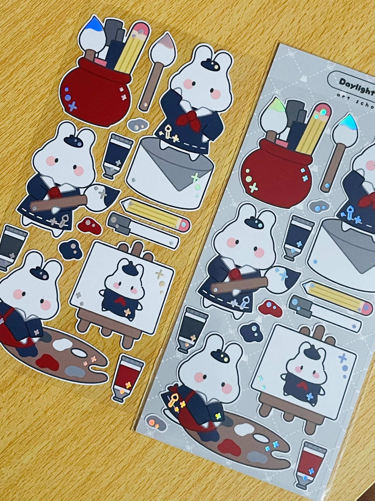 Art School Deco Sticker Sheet