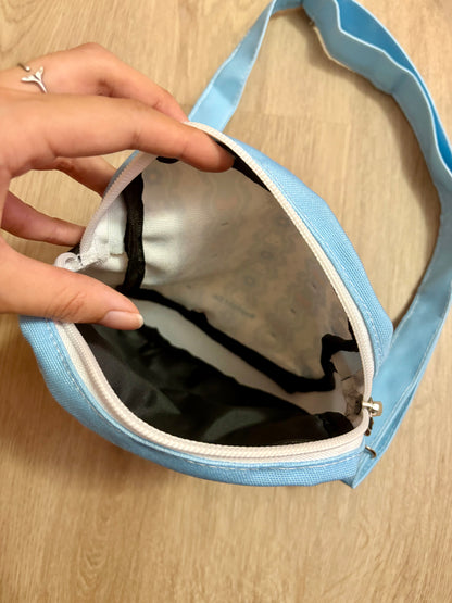 Cotton Flower Crossbody Tote Bag