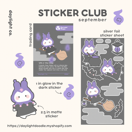 Spooky Kuromi Stationary Set (September 2024)