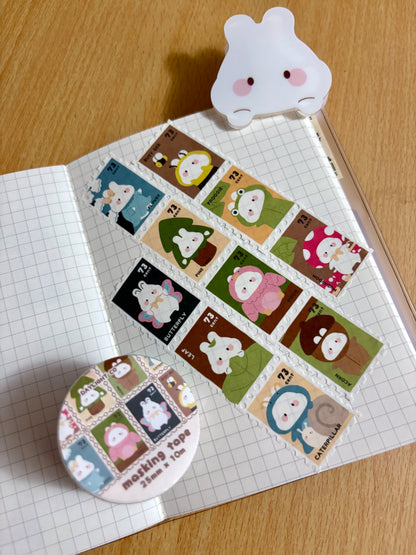 Forest Party Stamp Washi Tape