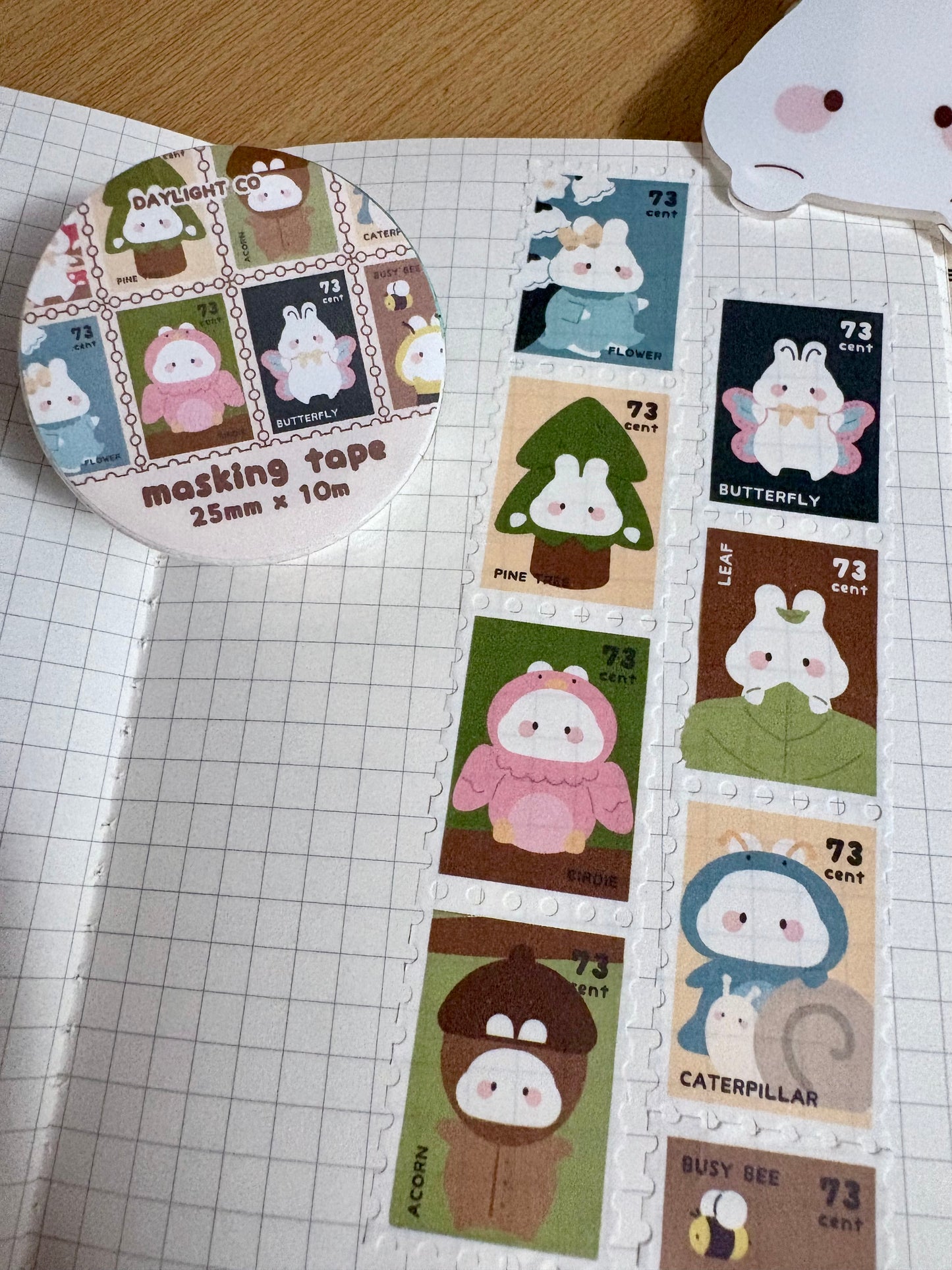 Forest Party Stamp Washi Tape