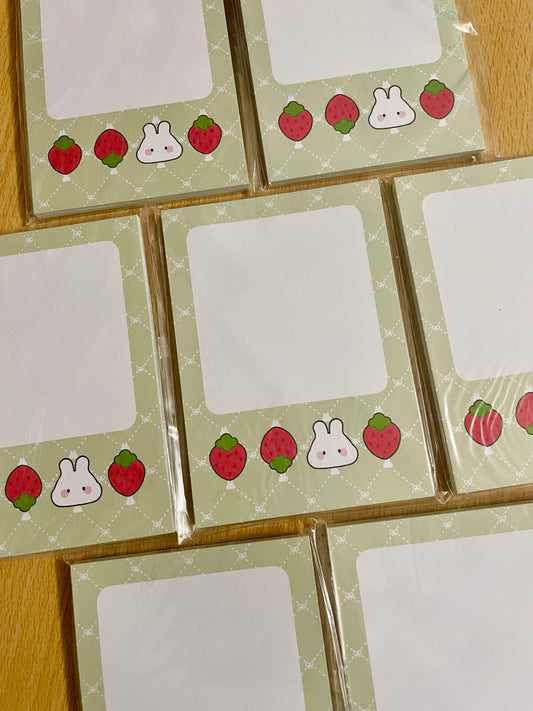 Strawberry A7 Notepad
