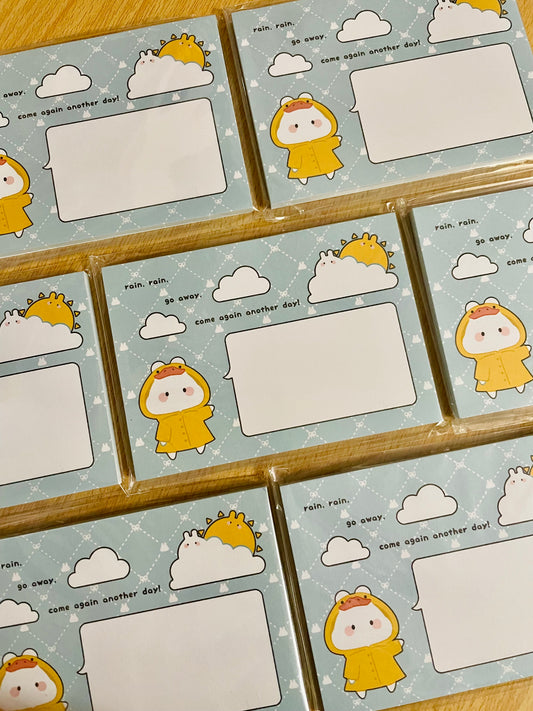 Rainy Days A7 Notepad