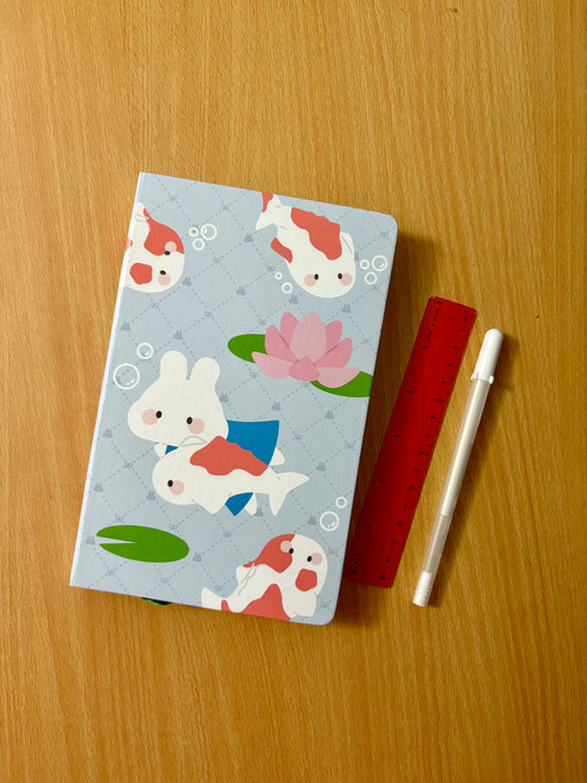 Koi Fish Hardcover A5 Notebook