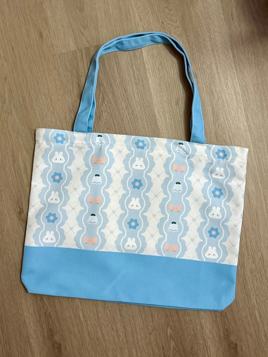 Lily of the Valley Zipper Tote Bag