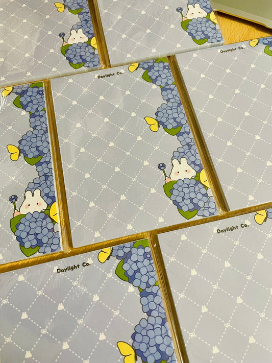 Hydrangea A6 Notepad