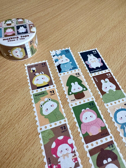 Forest Party Stamp Washi Tape