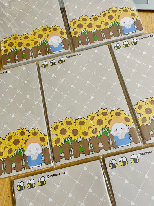 Sunflower A6 Notepad