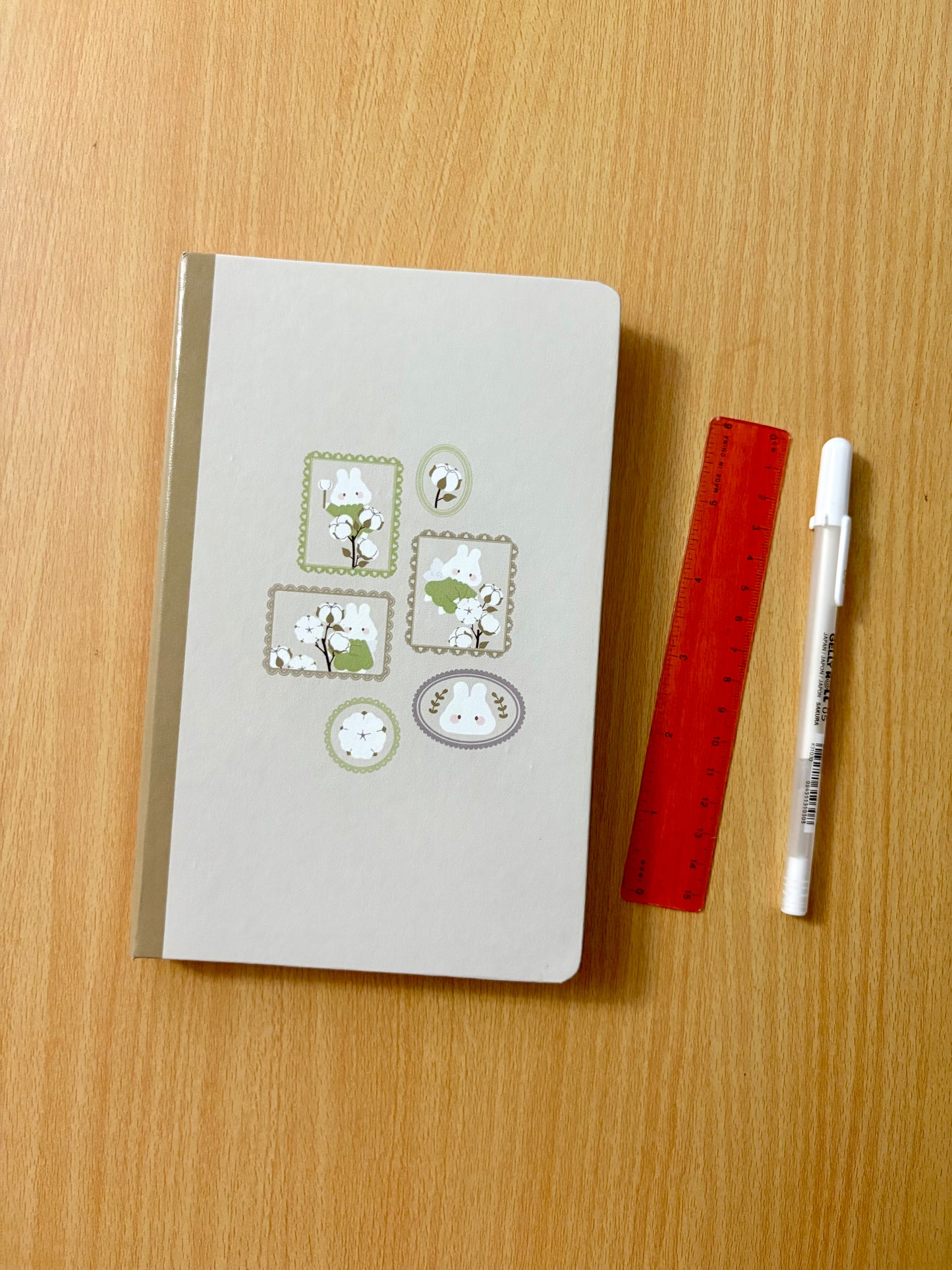 Cotton Flower Hardcover A5 Notebook