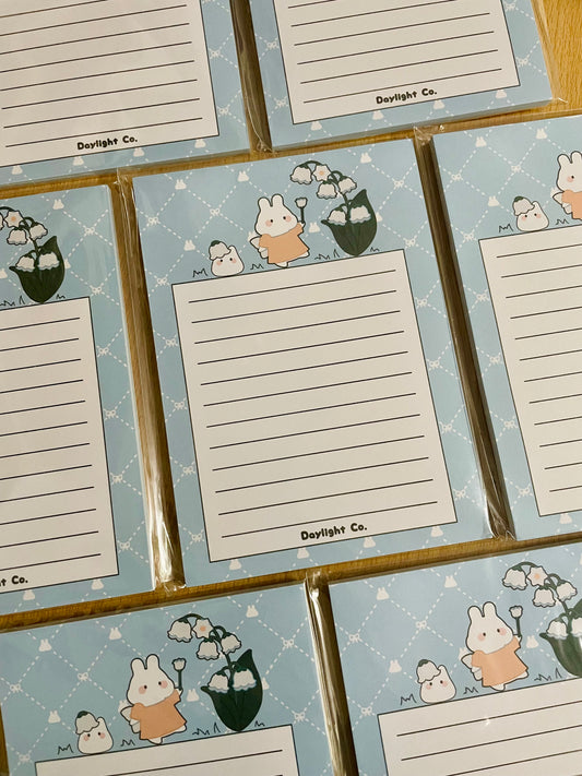 Lily of the Valley A6 Notepad