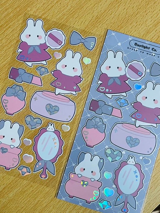 Break Up Make Up Deco Sticker Sheet