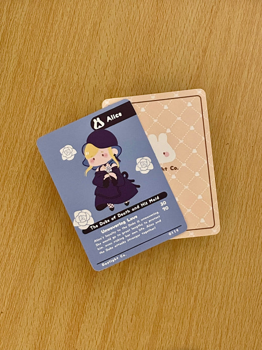 Anime Thx Dxkx xf Dxxth xnd Hxs Mxxd: Alxcx Trading Card