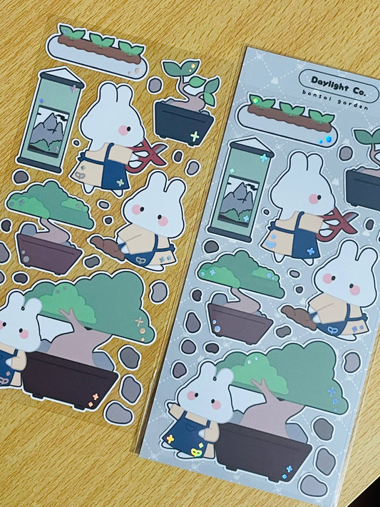 Bonsai Garden Deco Sticker Sheet