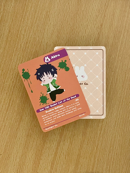 Anime Zxm 100: Akxrx Trading Card