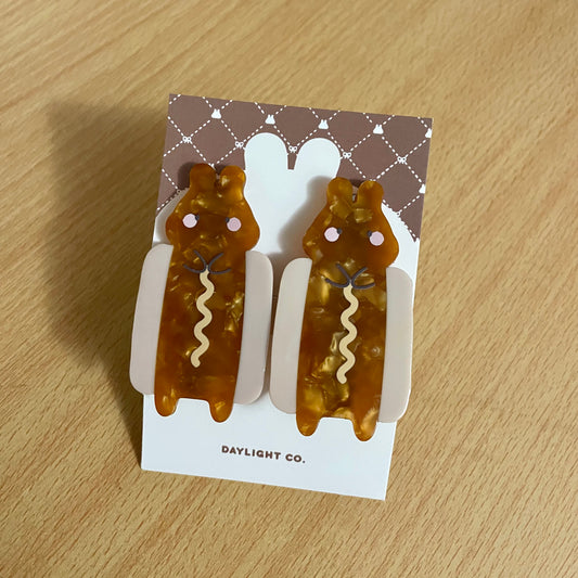 Hot Dog Acetate Clip