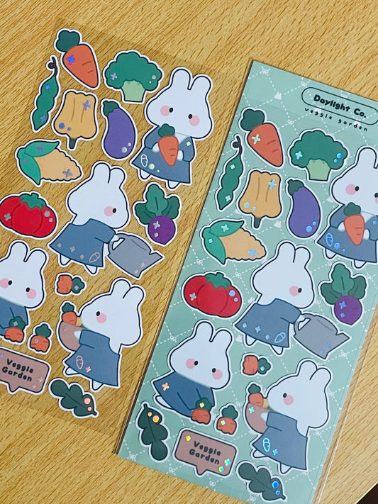 Veggie Garden Deco Sticker Sheet